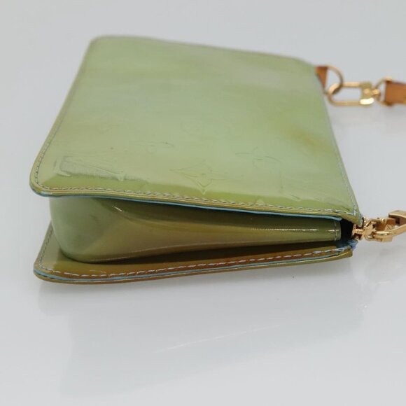LOUIS VUITTON Monogram Vernis Lexington Pouch Baby Blue LV Auth - Picture 5 of 16